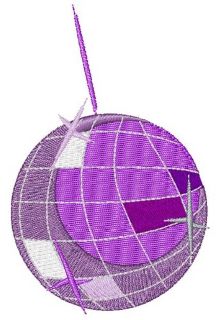 Picture of Disco Ball Machine Embroidery Design