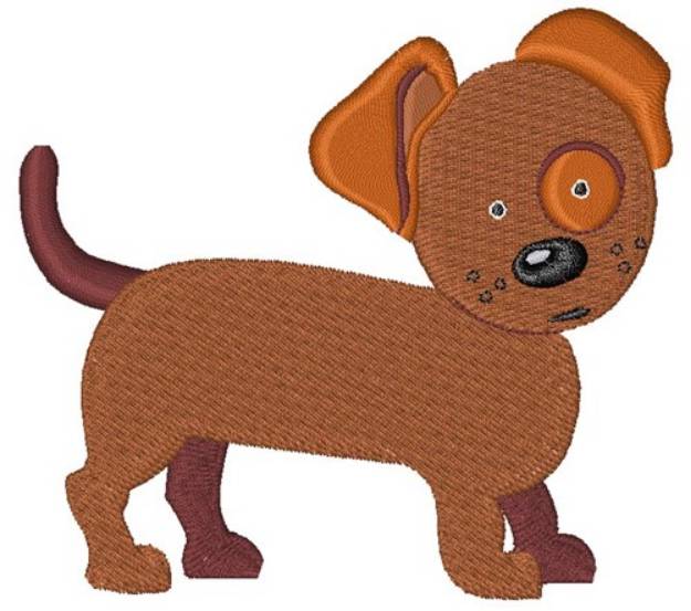 Picture of Puppy Dog Machine Embroidery Design