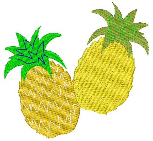 Picture of Sweet Pineapples Machine Embroidery Design
