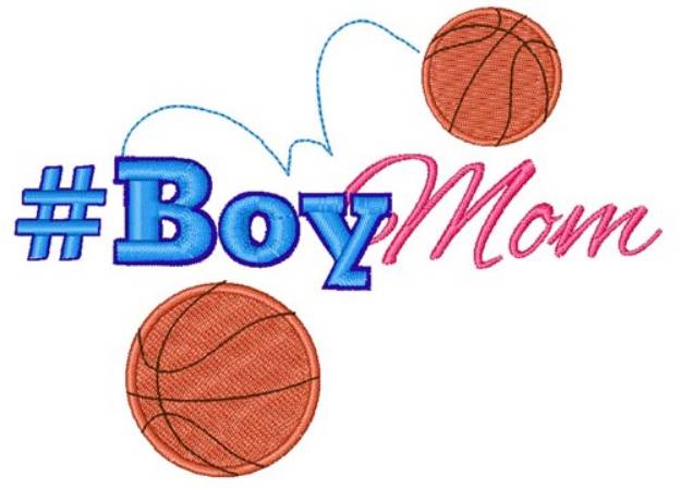 Picture of Boy Mom Machine Embroidery Design