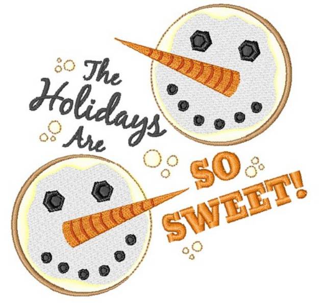 Picture of Sweet Holidays Machine Embroidery Design