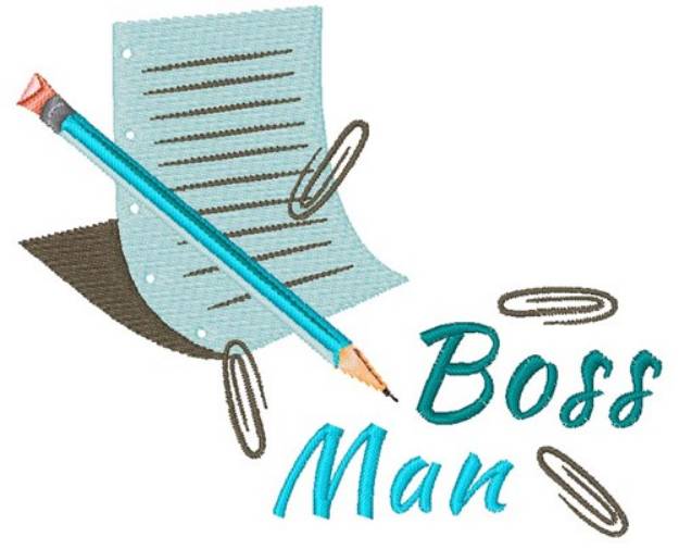 Picture of Boss Man Machine Embroidery Design