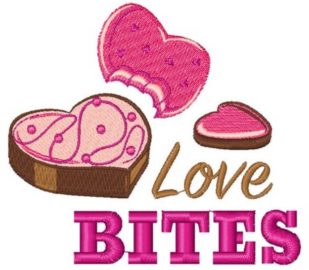 Picture of Love Bites Machine Embroidery Design