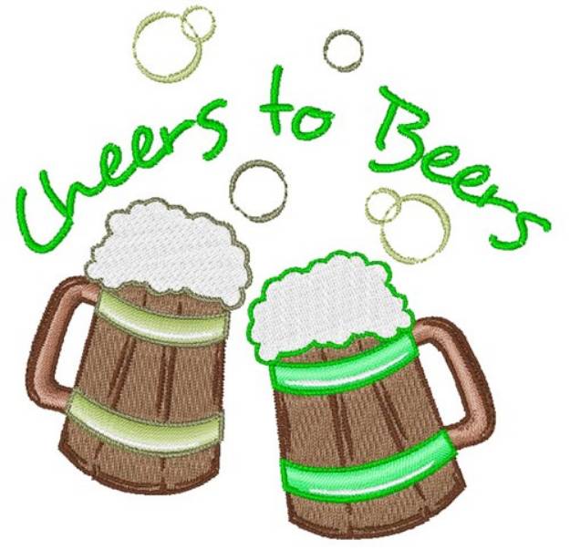 Picture of Cheers To Beers Machine Embroidery Design