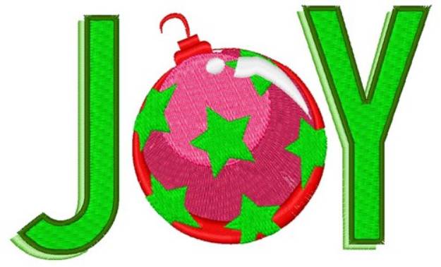 Picture of Christmas Joy Machine Embroidery Design