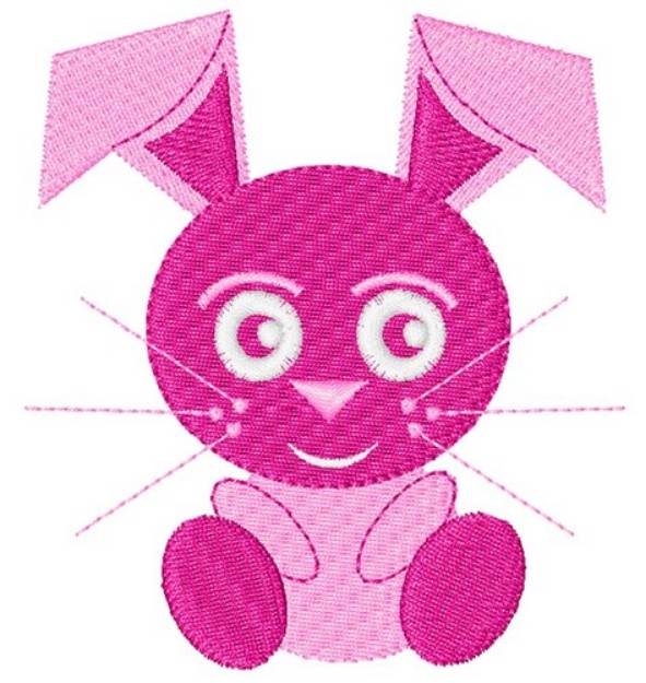 Picture of Pink Bunny Machine Embroidery Design