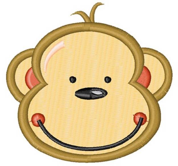 Picture of Happy Monkey Machine Embroidery Design