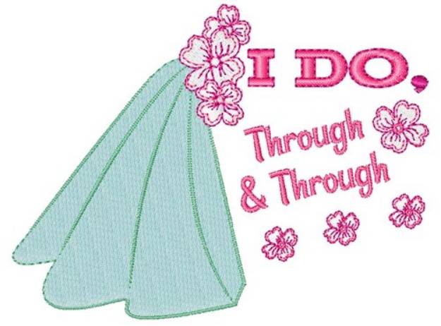 Picture of I Do Machine Embroidery Design