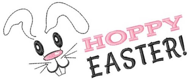 Picture of Hoppy Easter Machine Embroidery Design