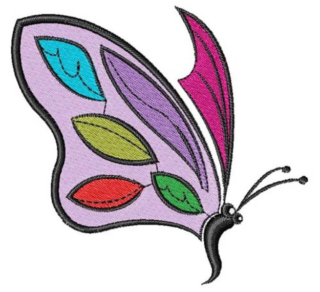 Picture of Colorful Butterfly Machine Embroidery Design