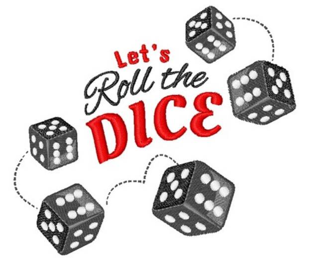 Picture of Roll The Dice Machine Embroidery Design