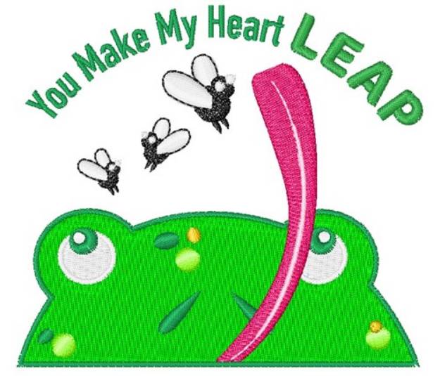 Picture of My Heart Leap Machine Embroidery Design