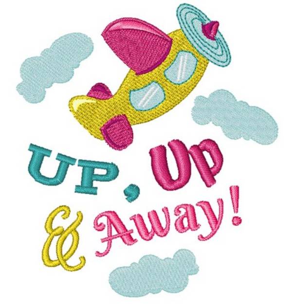 Picture of Up Up & Away Machine Embroidery Design