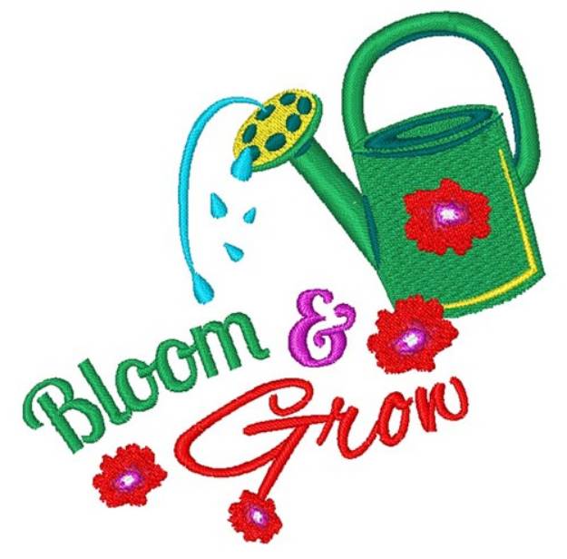 Picture of Bloom & Grow Machine Embroidery Design