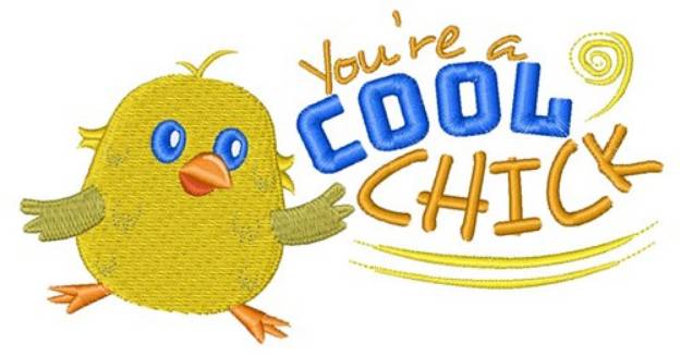 Picture of Cool Chick Machine Embroidery Design