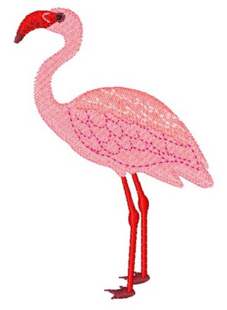 Picture of Flamingo Machine Embroidery Design