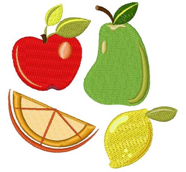 Picture of Fruits Machine Embroidery Design