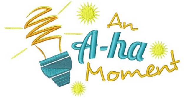 Picture of A-ha Moment Machine Embroidery Design