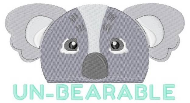 Picture of Un-bearable Machine Embroidery Design