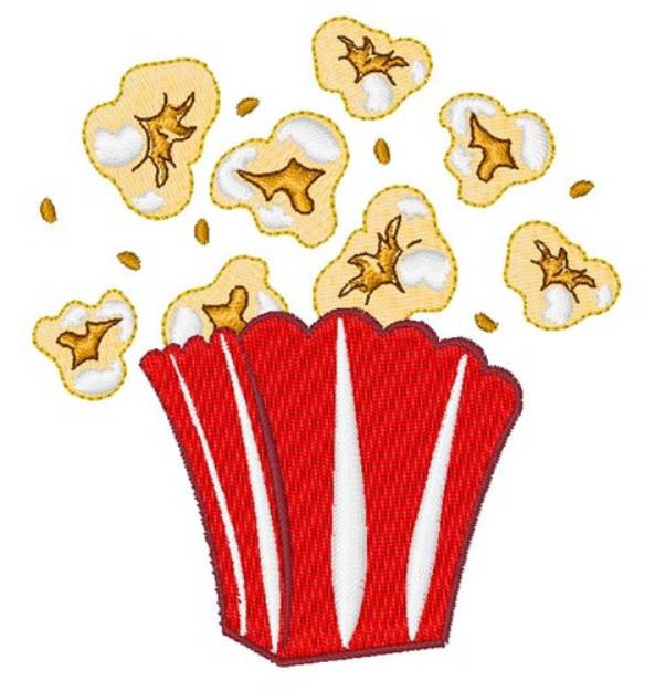 Picture of Popcorn Machine Embroidery Design