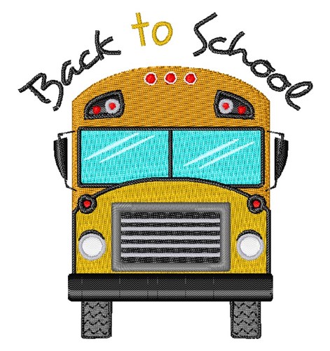 Back To School Machine Embroidery Design