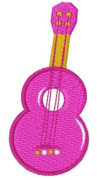 Picture of Guitar Machine Embroidery Design