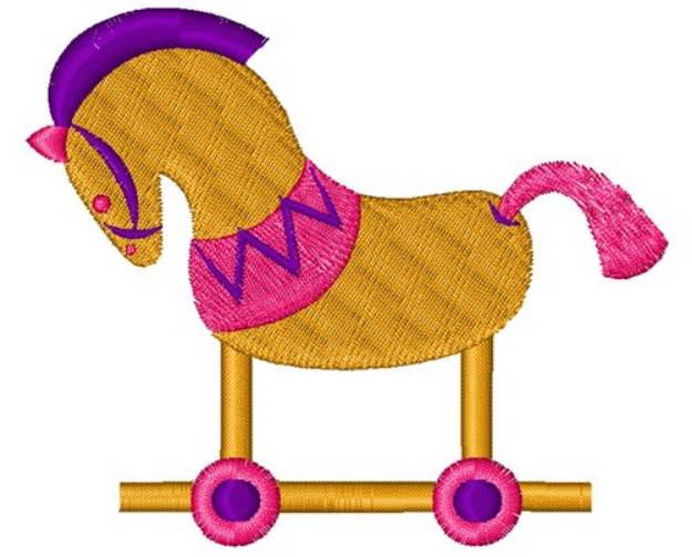 Picture of Rocking Horse Machine Embroidery Design