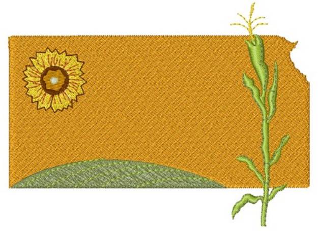 Picture of Kansas Base Machine Embroidery Design
