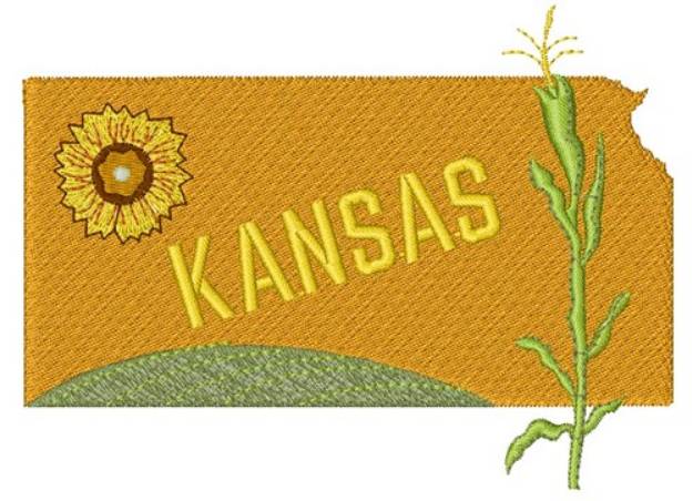 Picture of Kansas Kansas Machine Embroidery Design