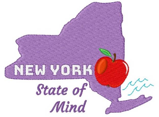 Picture of New York New York State Of Mind Machine Embroidery Design