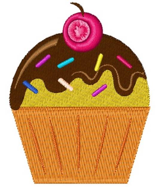 Picture of Cupcake Machine Embroidery Design