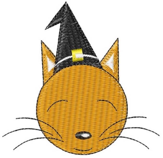 Picture of Halloween Cat Machine Embroidery Design