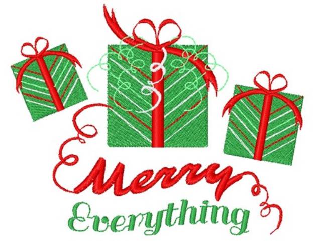 Picture of Merry Everything Machine Embroidery Design