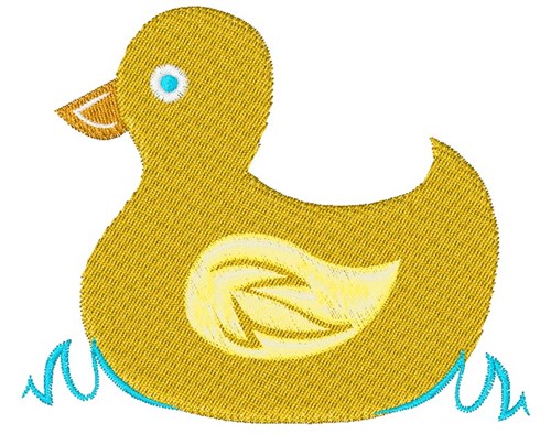 Rubber Ducky Machine Embroidery Design