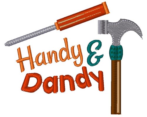 Handy & Dandy Machine Embroidery Design