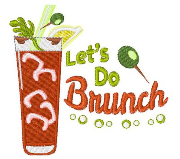 Picture of Lets Do Brunch Machine Embroidery Design