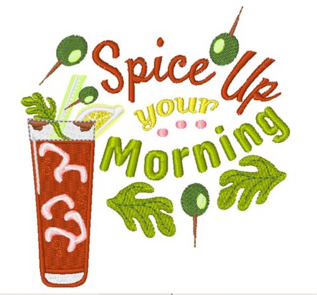 Picture of Spice Up Your Morning Machine Embroidery Design