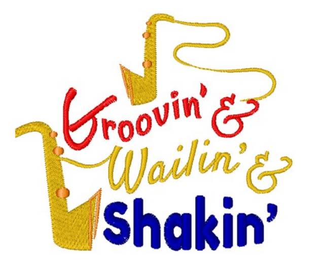 Picture of Wailin & Shakin Machine Embroidery Design