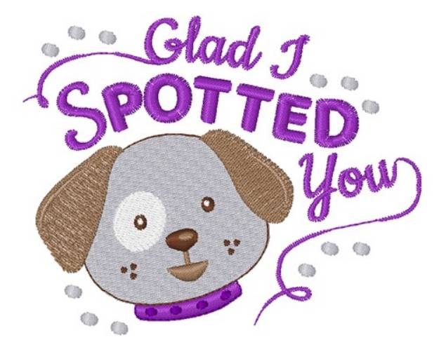 Picture of I Spotted You Machine Embroidery Design