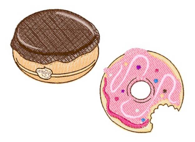 Picture of Doughnuts Machine Embroidery Design