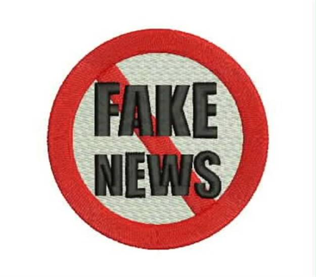 Picture of Fake News Machine Embroidery Design