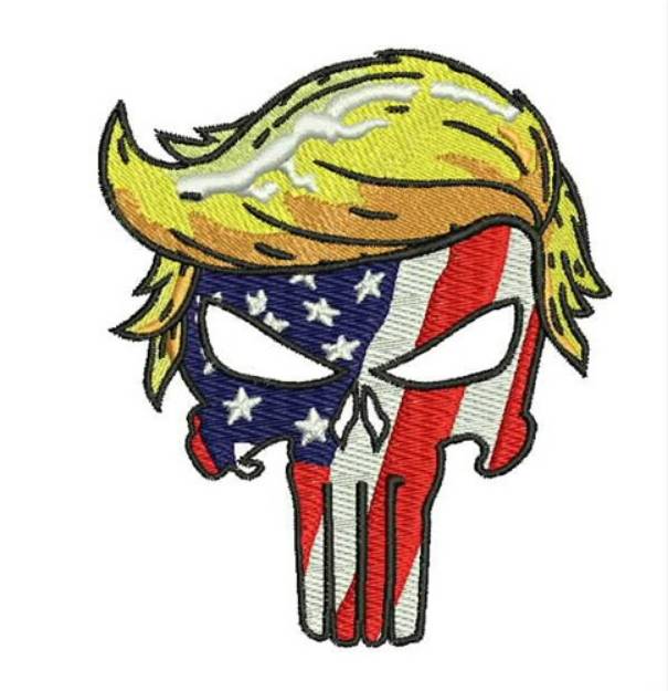 Picture of Trump Punisher Machine Embroidery Design