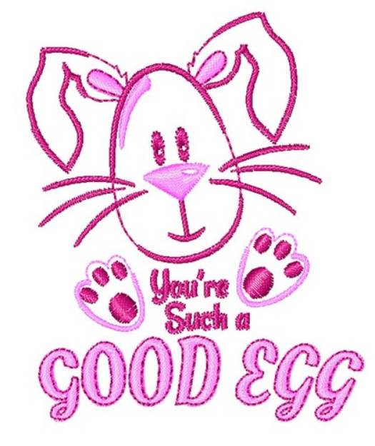 Picture of Good Egg Machine Embroidery Design