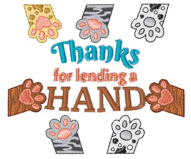 Picture of Lend A Hand Machine Embroidery Design