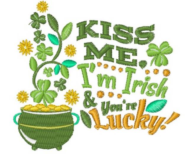 Picture of Im Irish Machine Embroidery Design