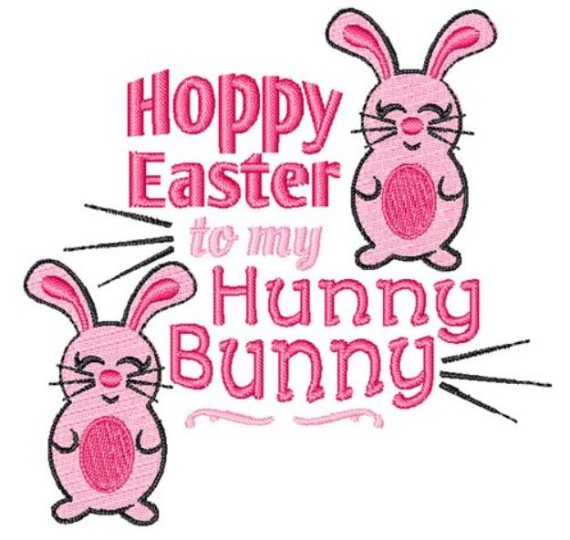 Picture of Hoppy Easter Machine Embroidery Design