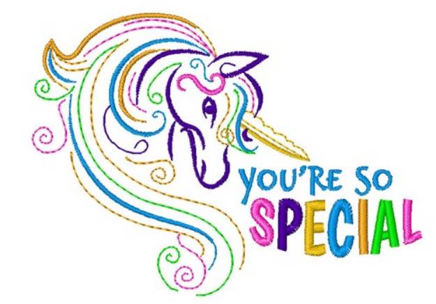 Picture of Youre So Special Machine Embroidery Design