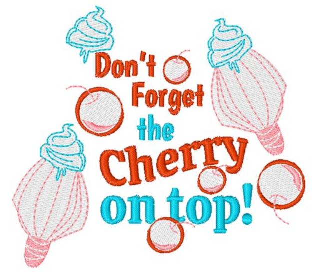 Picture of Cherry On Top Machine Embroidery Design