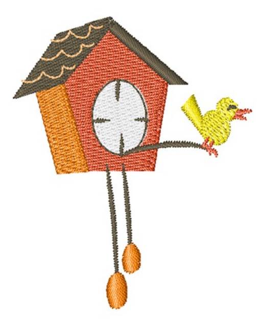 Picture of Cuckoo Clock Machine Embroidery Design