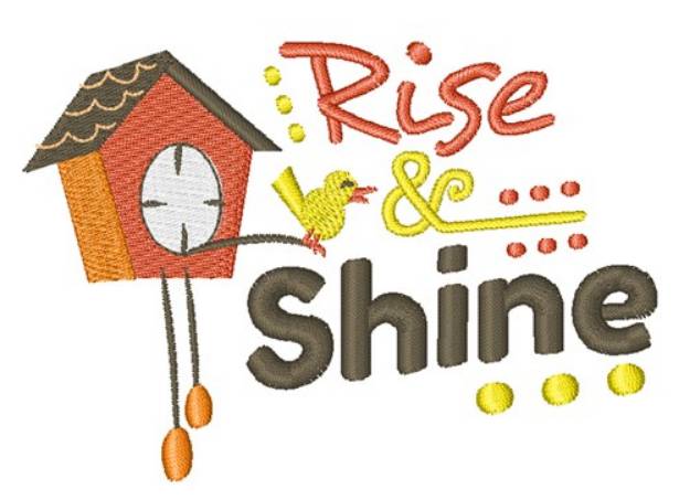 Picture of Rise & Shine Machine Embroidery Design